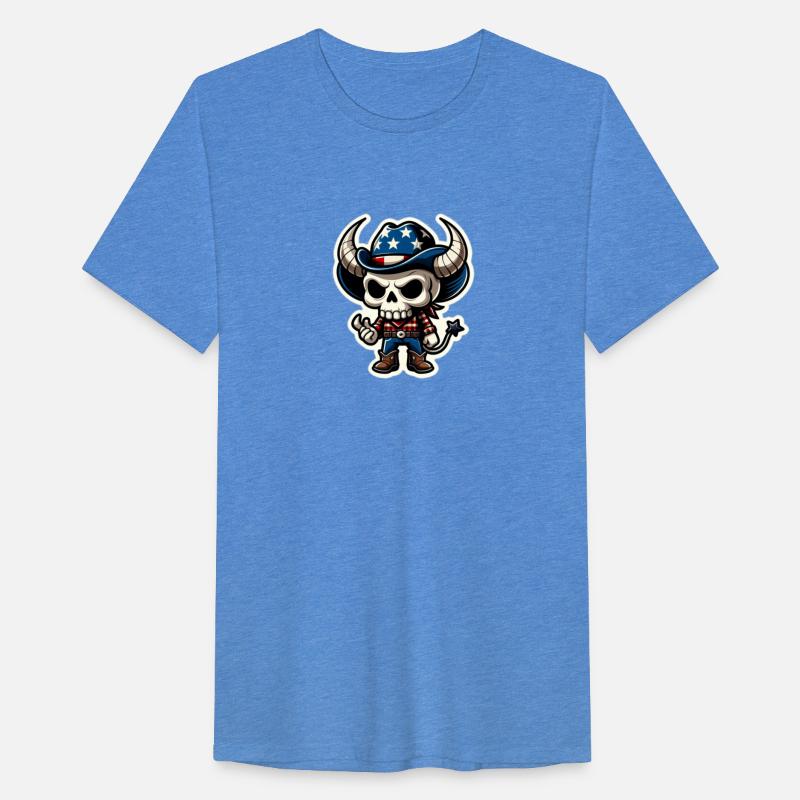 Patriotic Cowboy: Horned Skull, cowboy carter