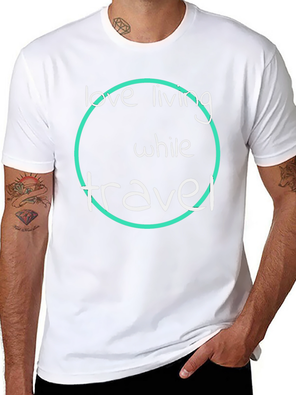 Love Living While Travel T-Shirt