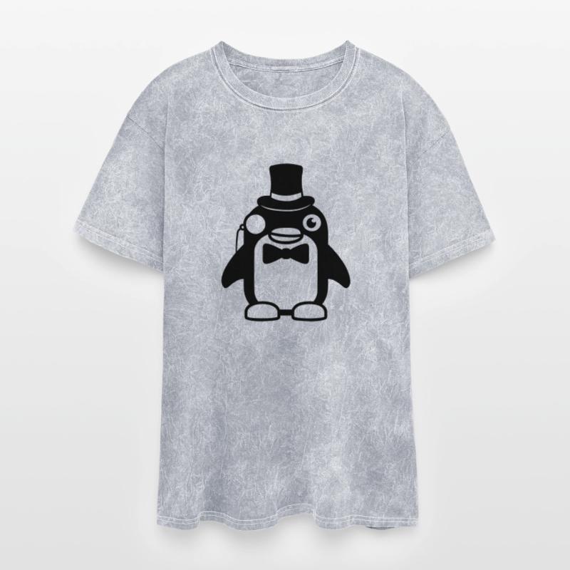 Penguin Gentleman Sir Mr. Top Hat Monocle Glasses