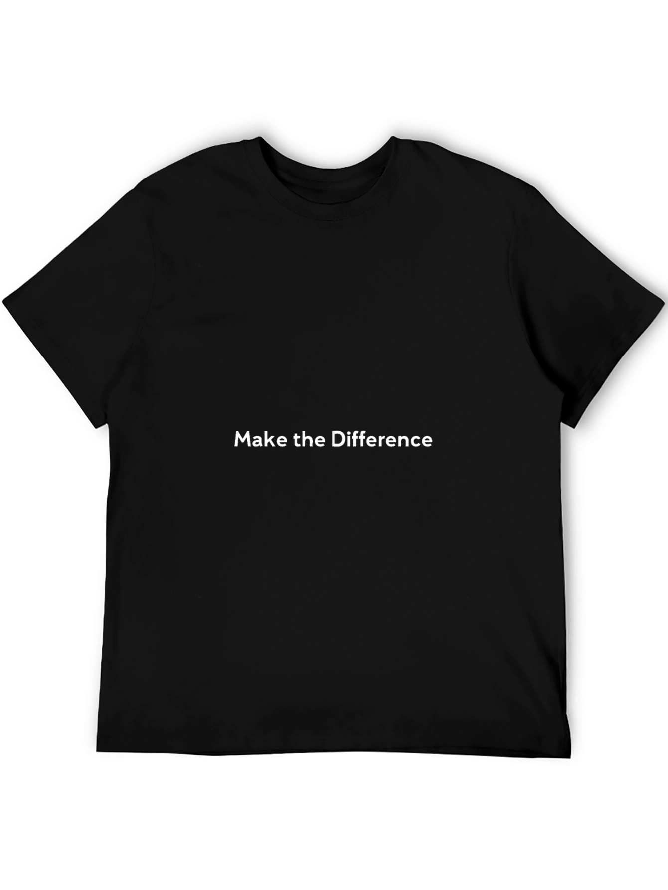 Make the Difference Black T-Shirt