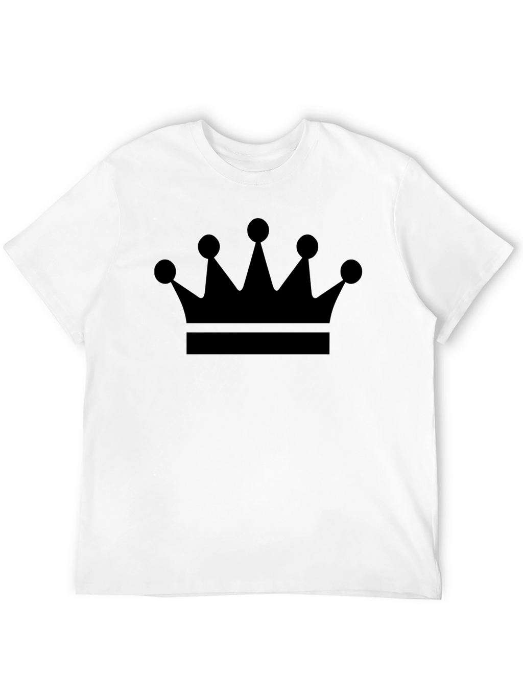 Crown Graphic Print Mens Black T-Shirt