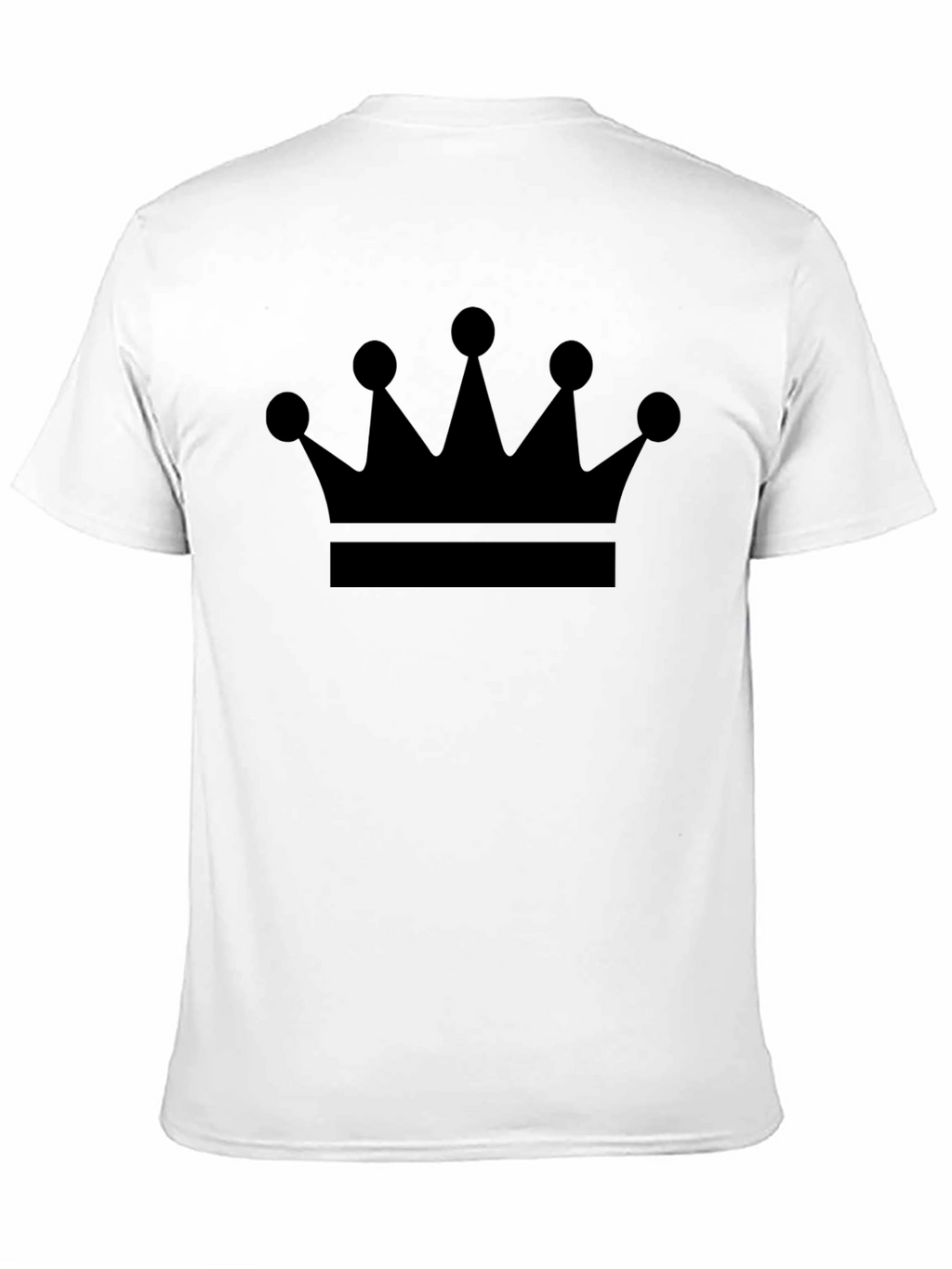 Crown Graphic Print Mens Black T-Shirt