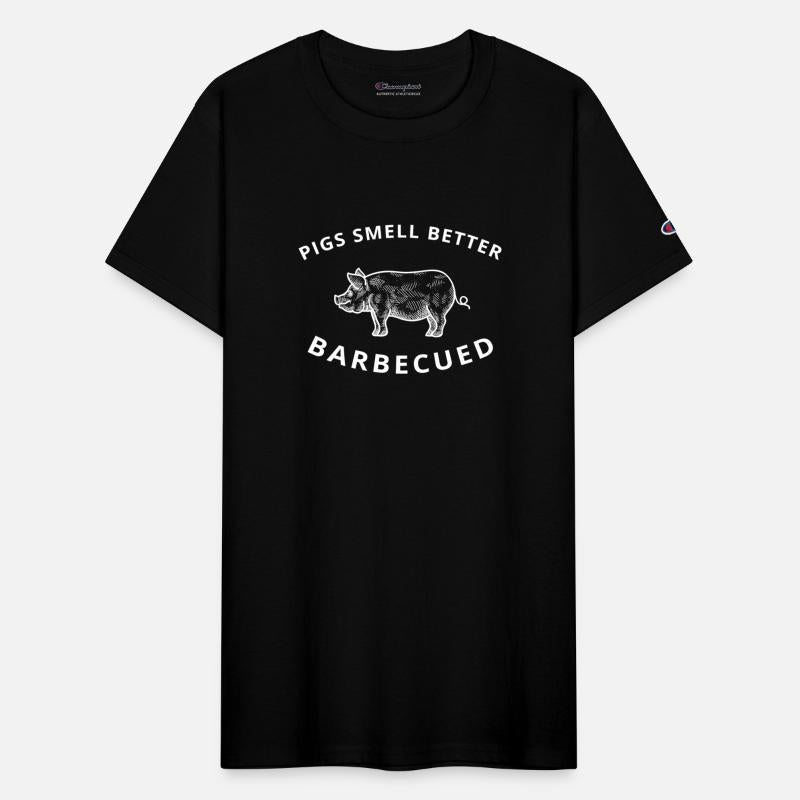 Pigs Smell Better Barbecued Funny Bbq Grilling
