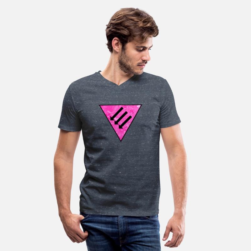 Pink Triangle Iron Front Simple