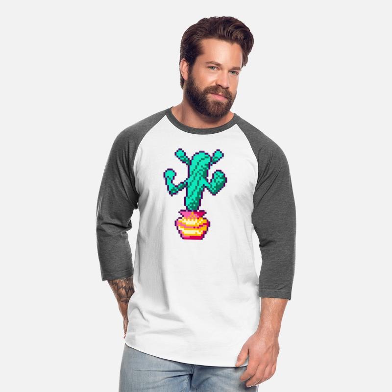 Pixel Cactus - Retro Style T-Shirt