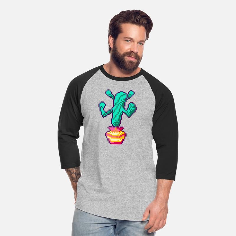 Pixel Cactus - Retro Style T-Shirt