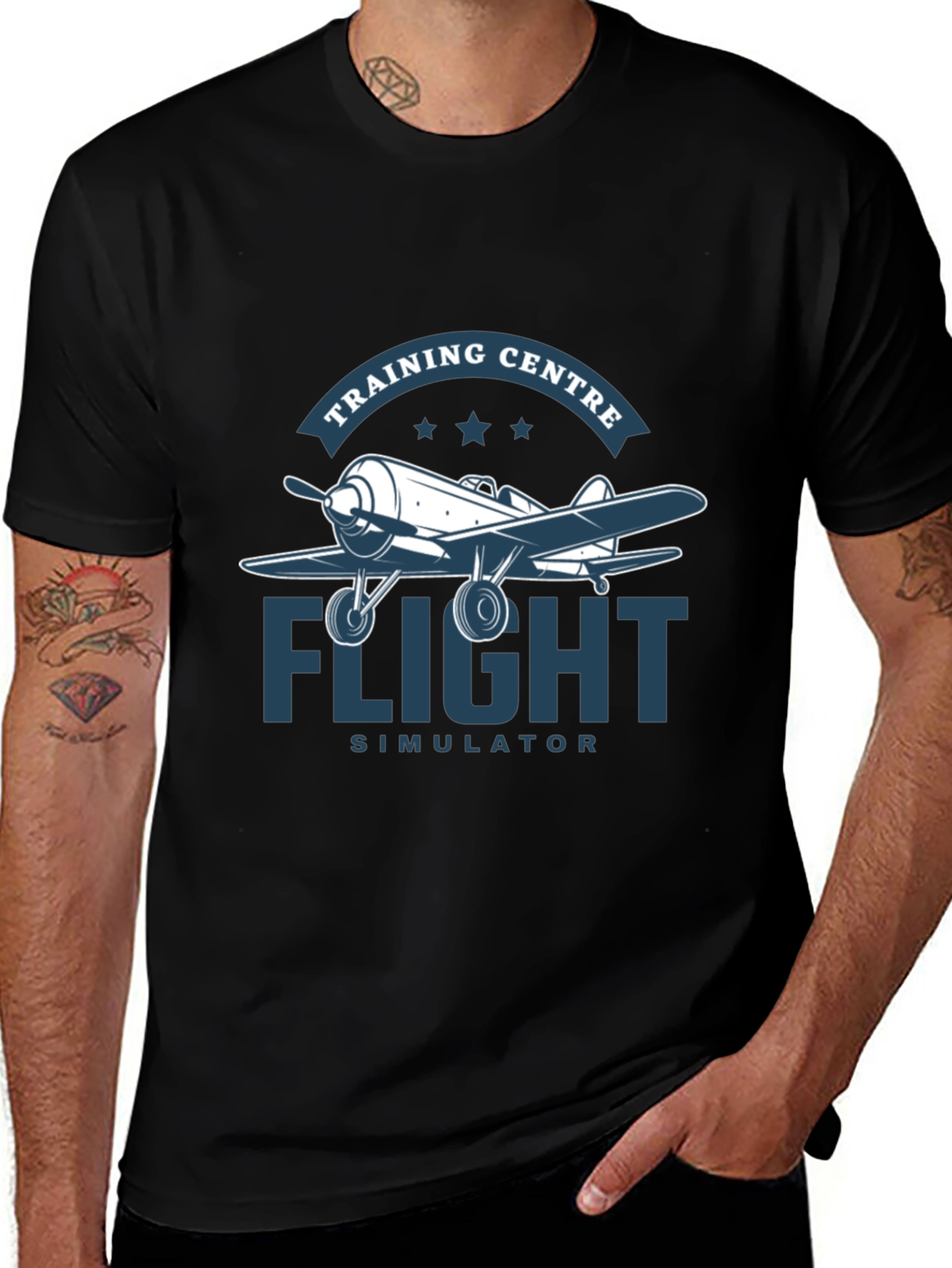 Flight Simulator Training Centre Graphic Tee