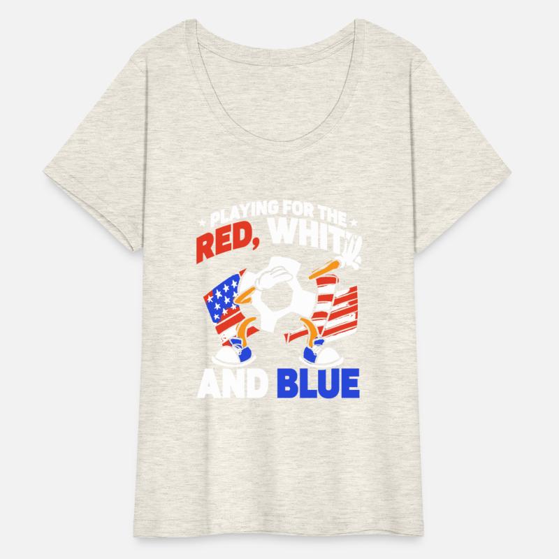 Playing For The Red White American Flag 4th of