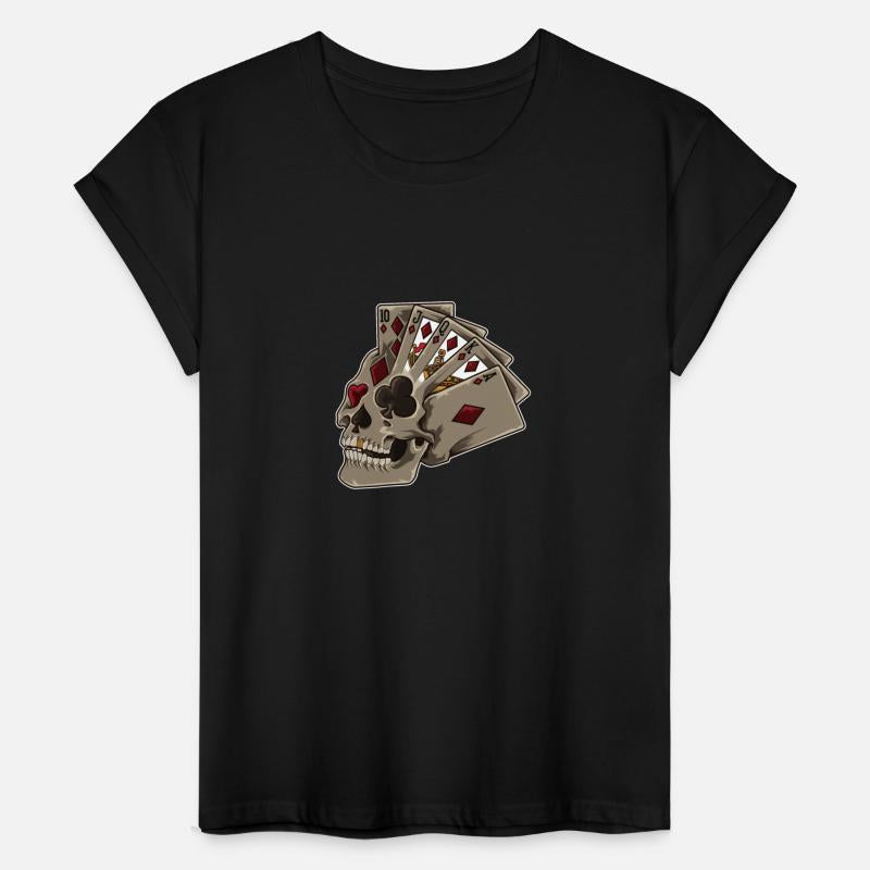 Poker Skull | Card Dealer Gambler Luck Jackpot