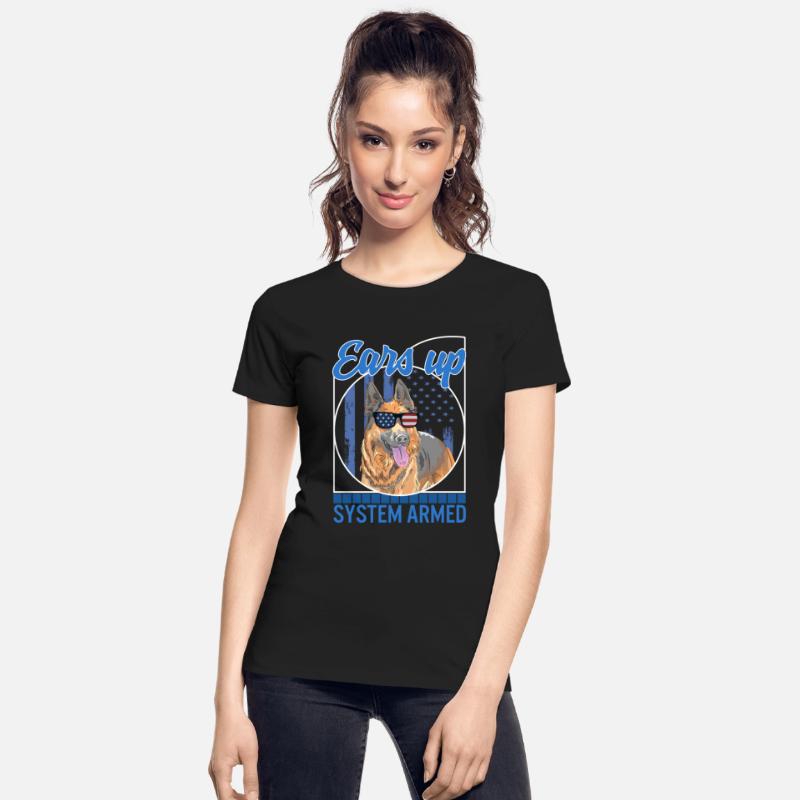 Police Dog Shirt, Ears Up System Armed Tee, Cop