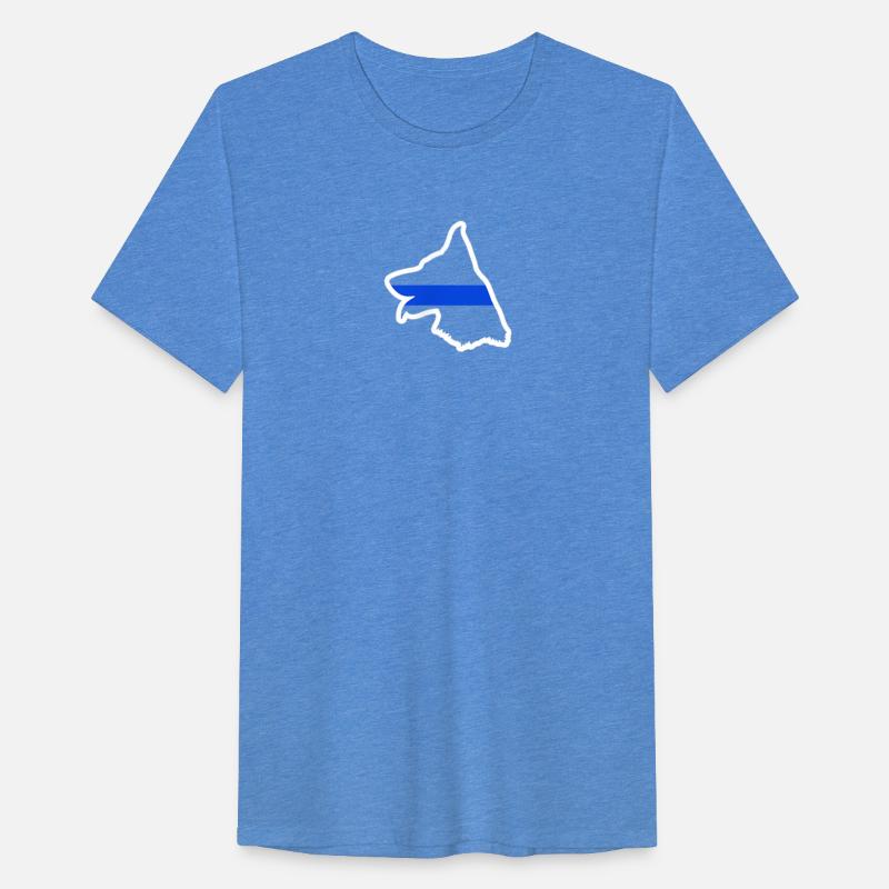 Police Thin Blue Silhouette