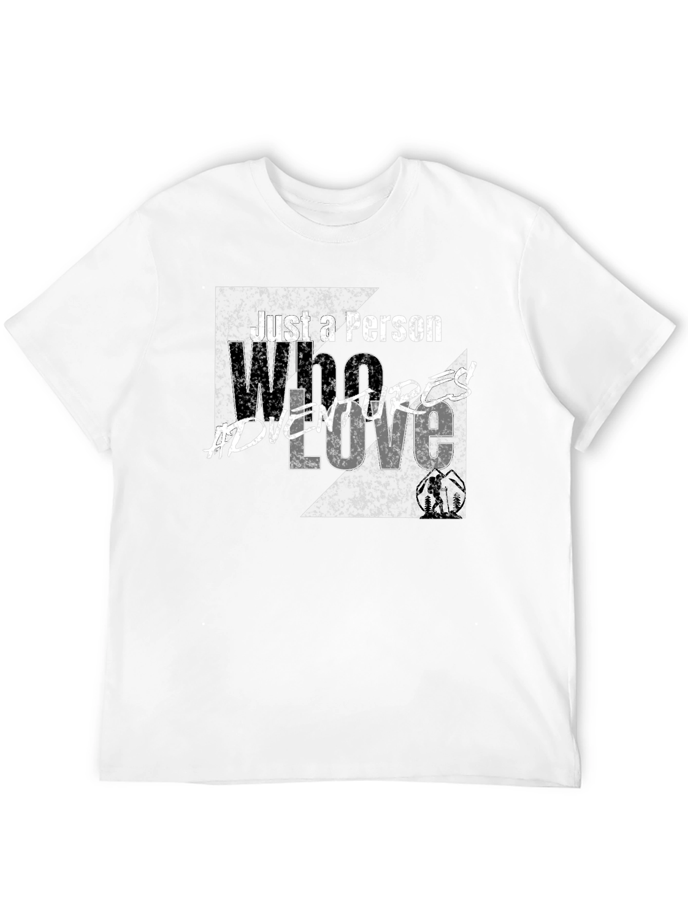 Adventure Love Black Graphic Tee