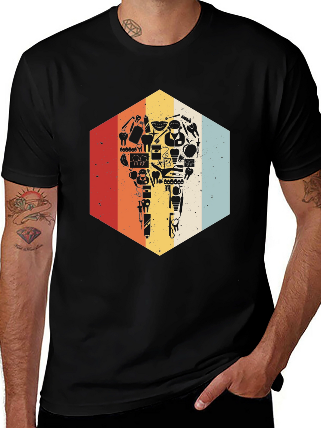 Dental Retro Graphic T-Shirt