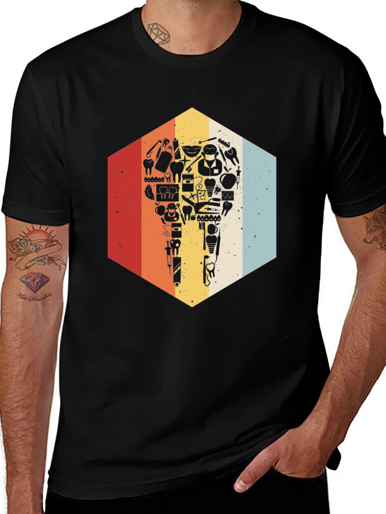 Dental Retro Graphic T-Shirt