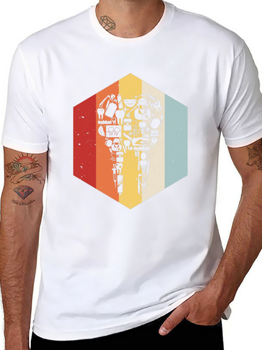 Dental Retro Graphic T-Shirt