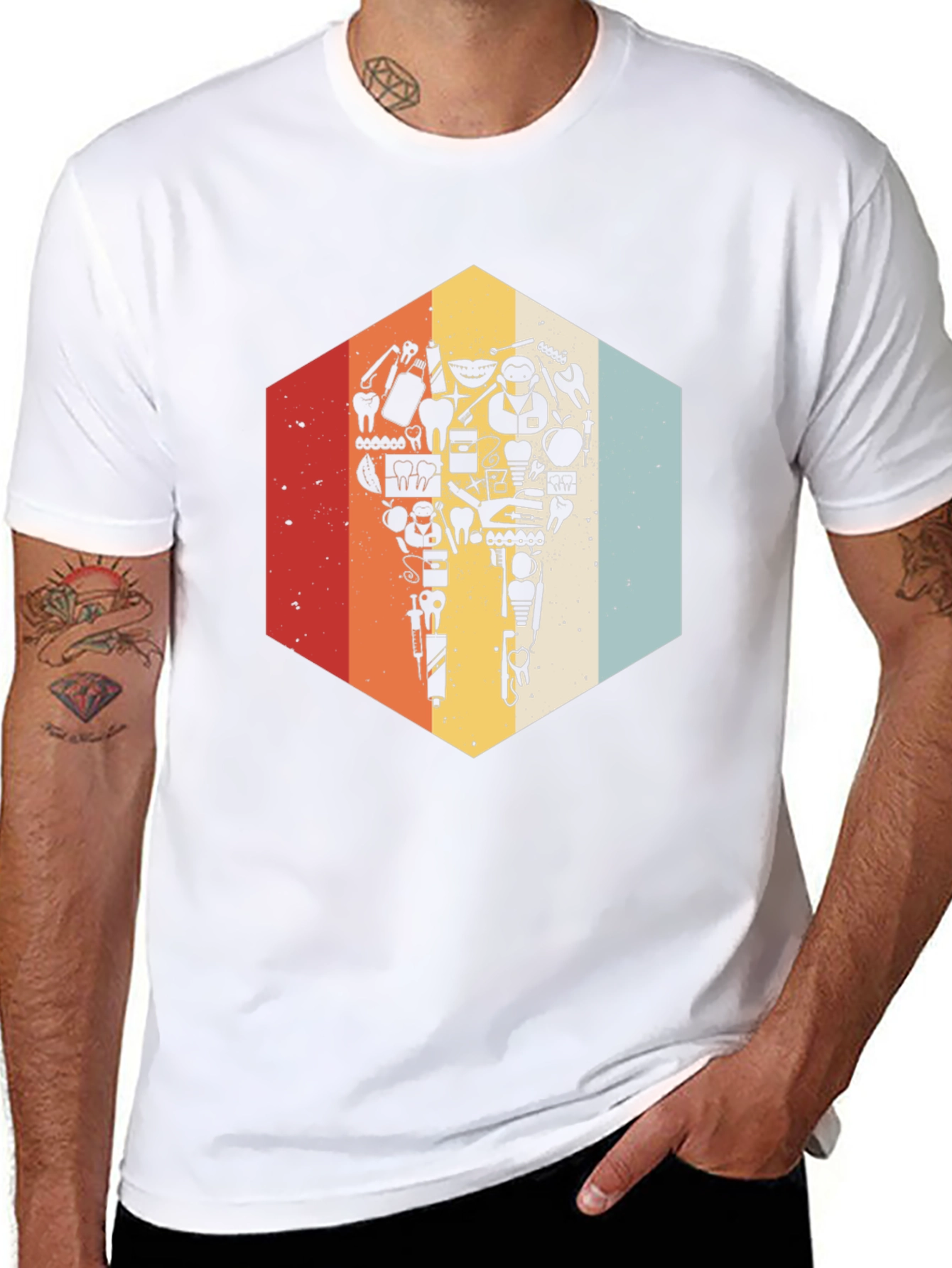 Dental Retro Graphic T-Shirt