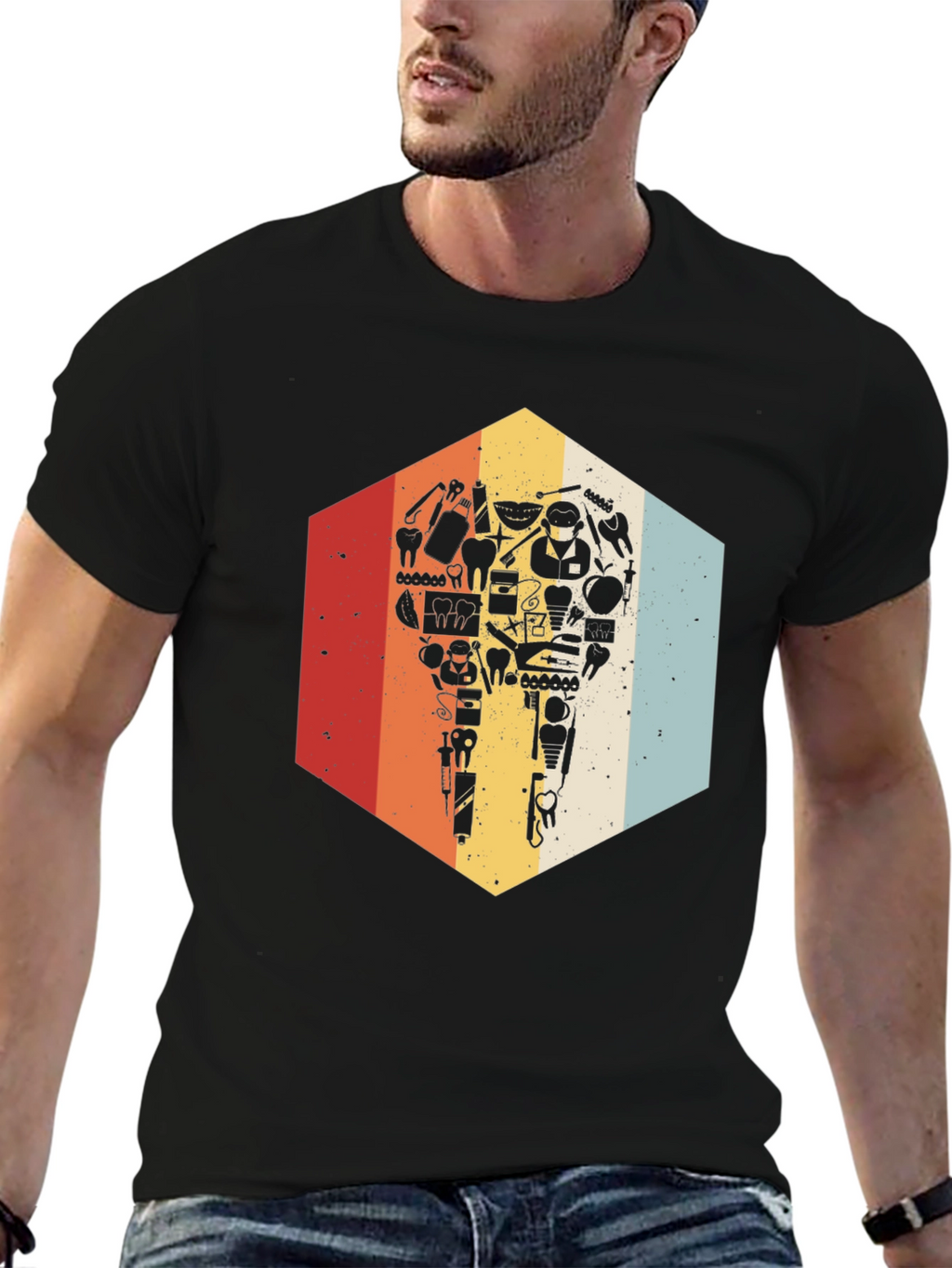 Dental Retro Graphic T-Shirt