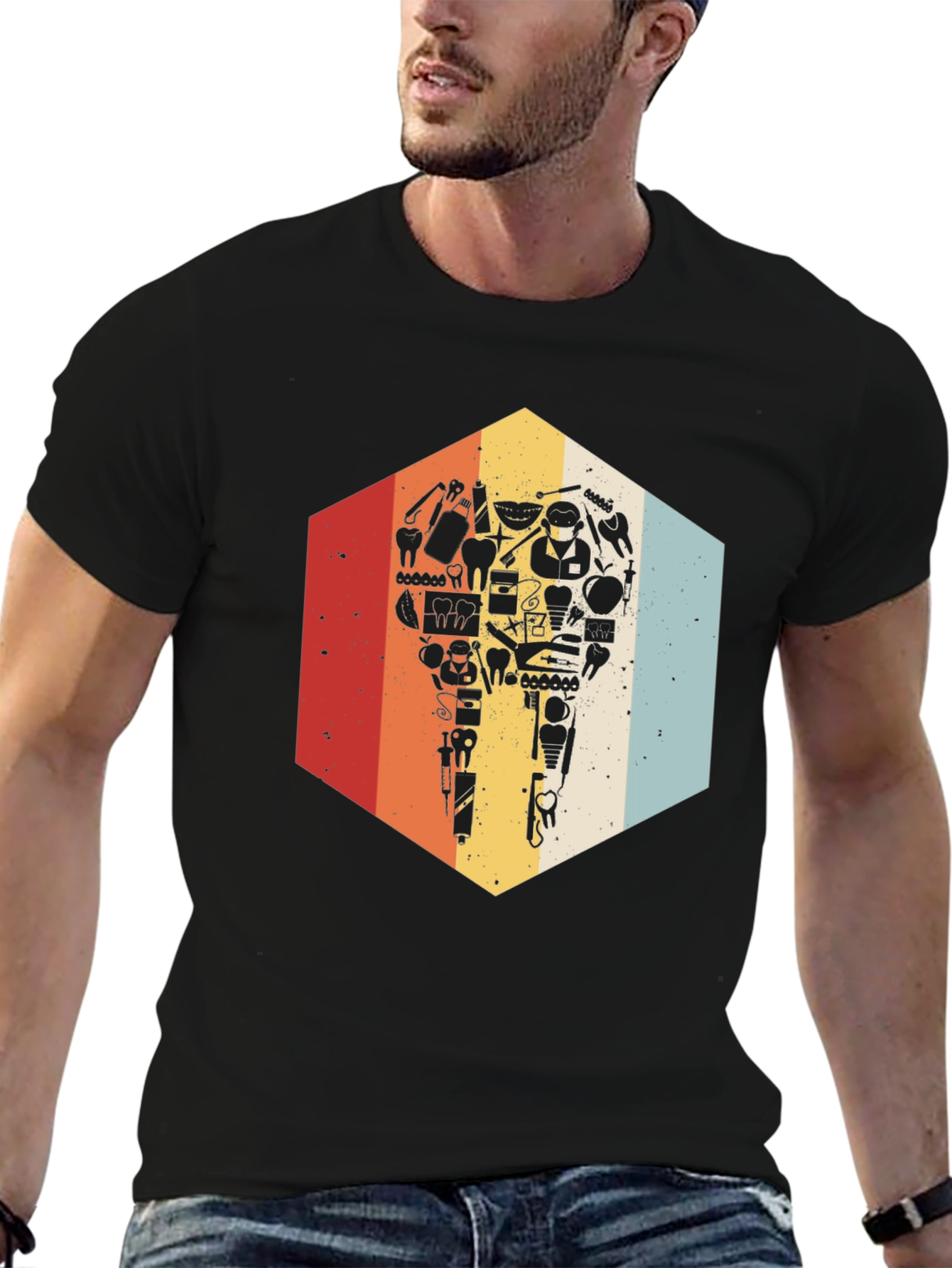 Dental Retro Graphic T-Shirt