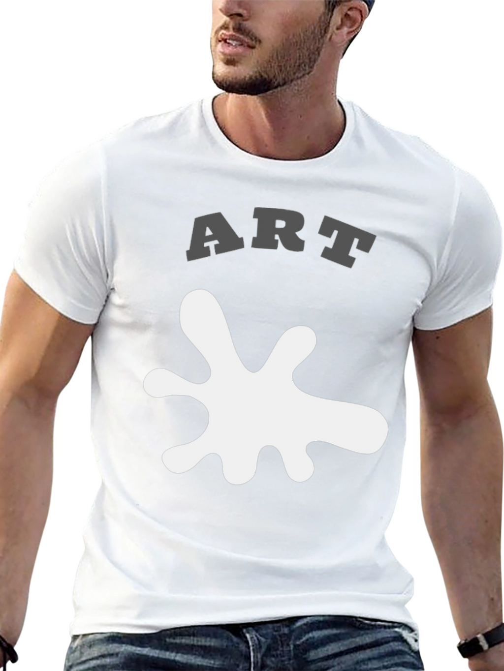 Abstract ART Splatter Graphic Tee