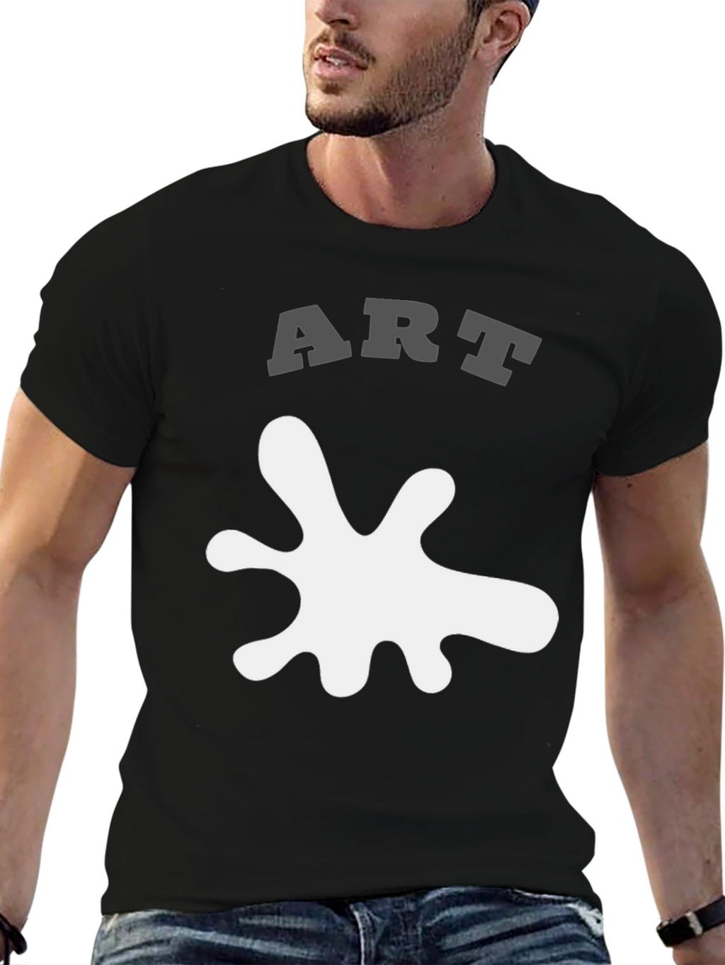Abstract ART Splatter Graphic Tee