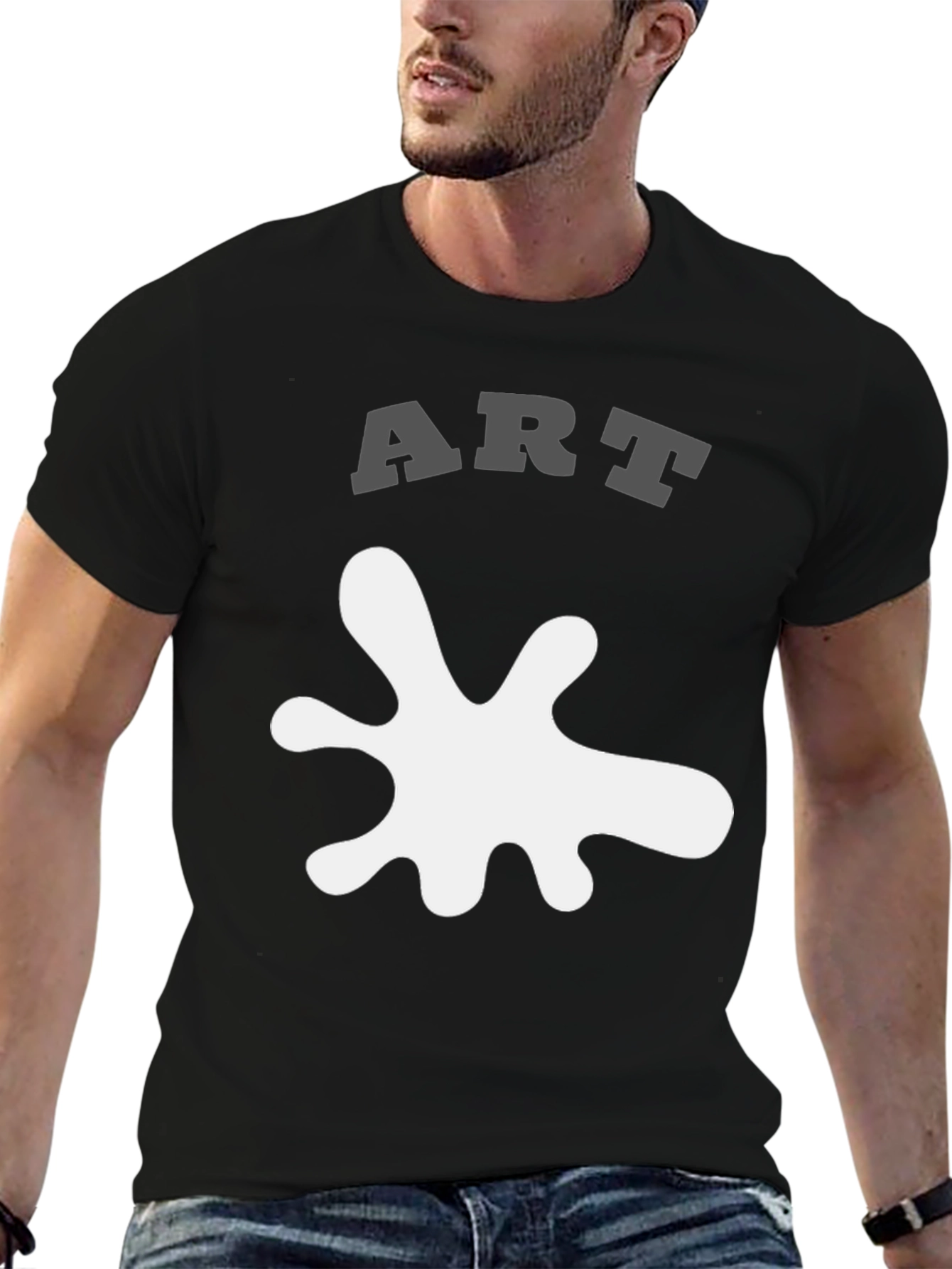 Abstract ART Splatter Graphic Tee