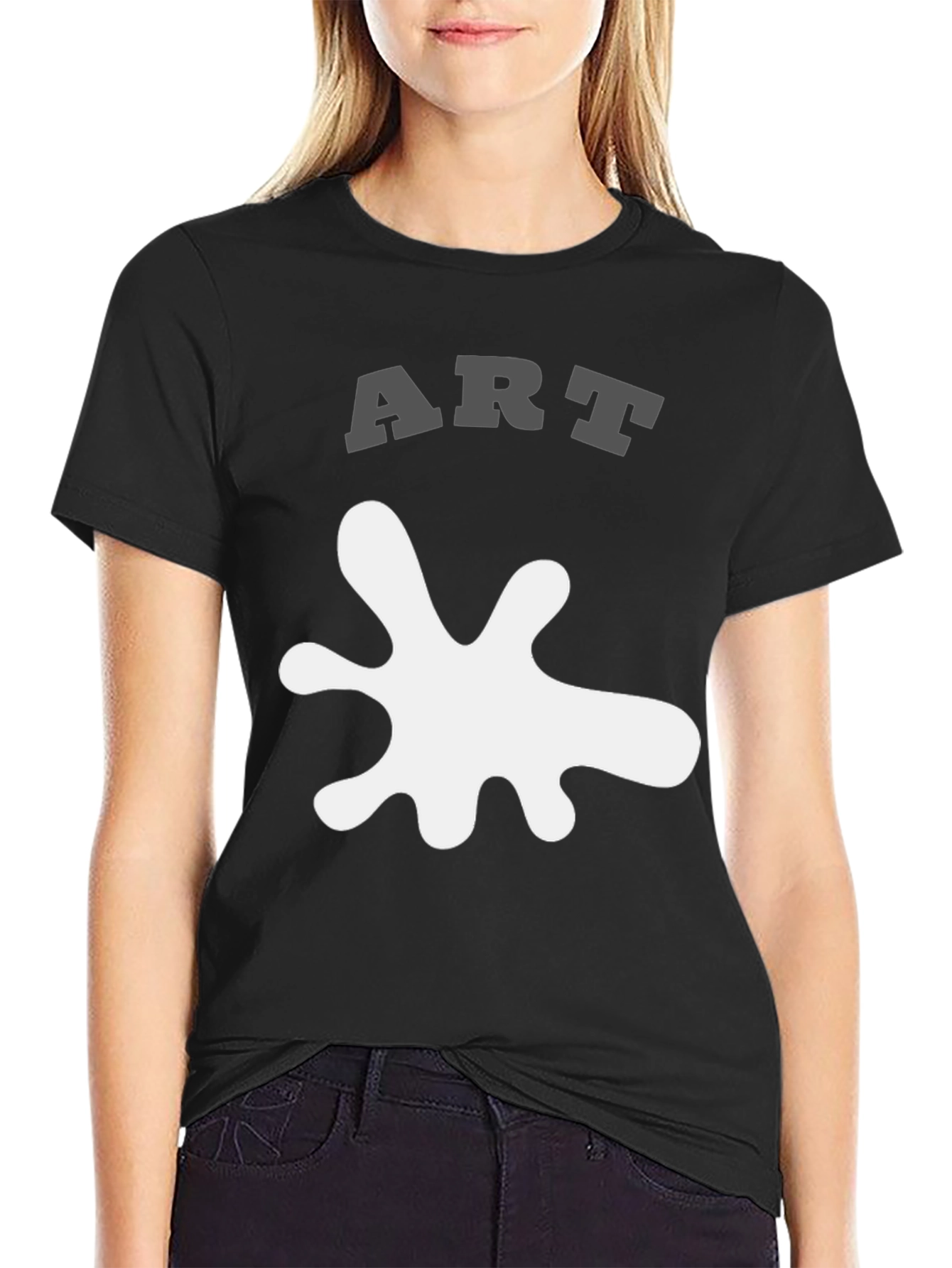 Abstract ART Splatter Graphic Tee