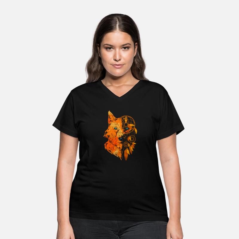 Predator animal motif Indian dream catcher wolf