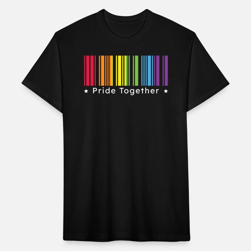 Pride Together, Rainbow Barcode : Pride Month Gift