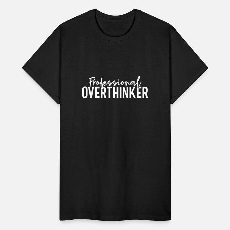 Professional Overthinker Typography Statement