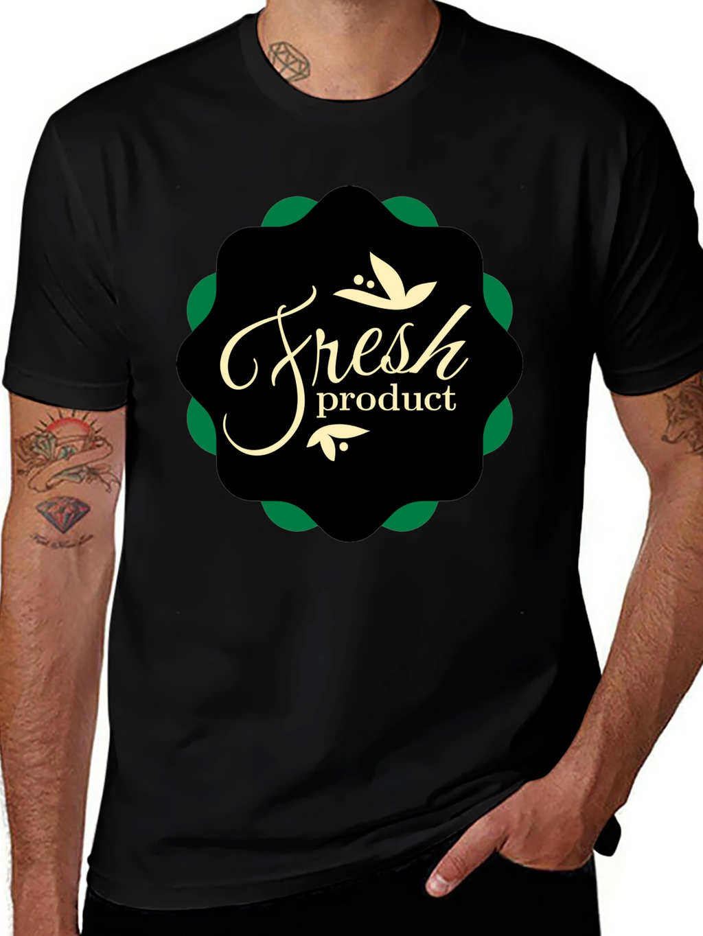 Fresh Product Black T-Shirt
