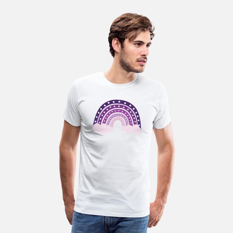 Purple Hues Rainbow Boho Style
