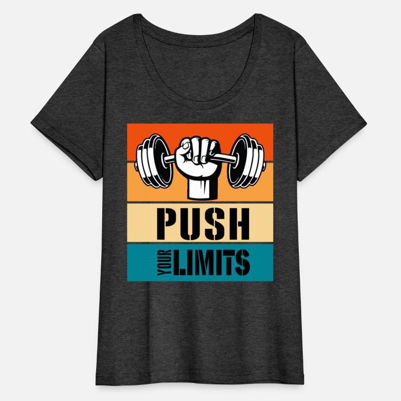 Push Your Limits Gym Motivation T-Shirt