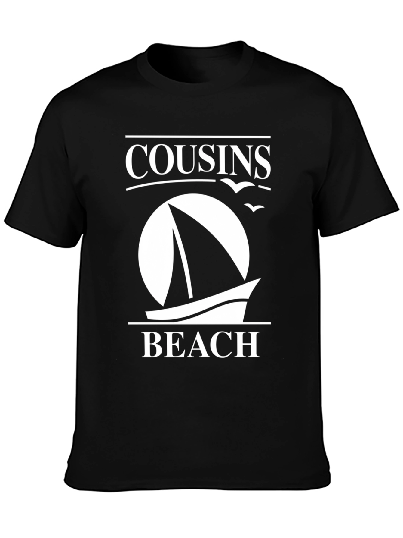 Cousins Beach Sailboat T-Shirt - Comfort Fit