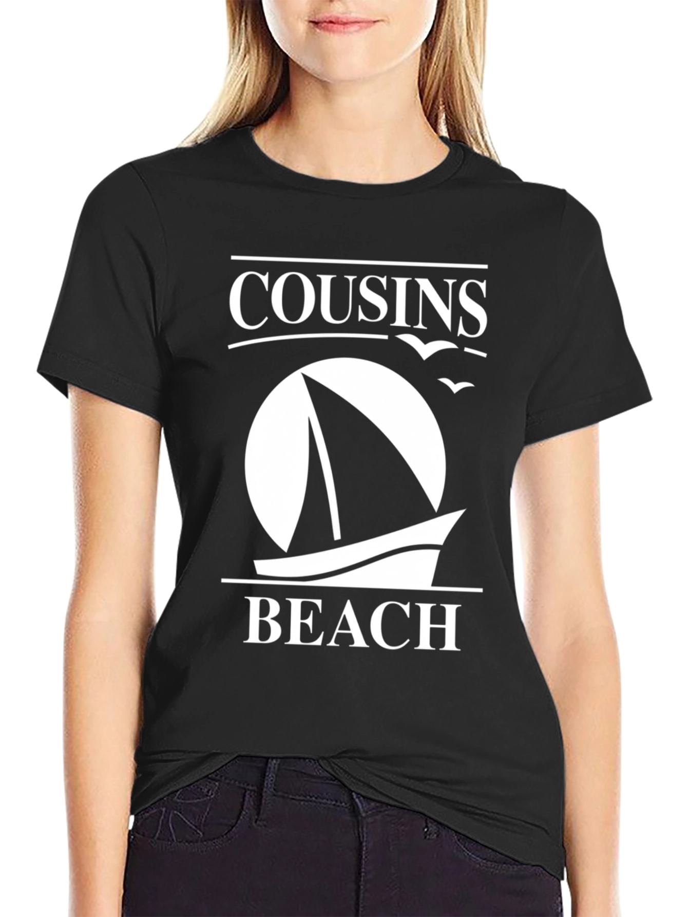 Cousins Beach Sailboat T-Shirt - Comfort Fit