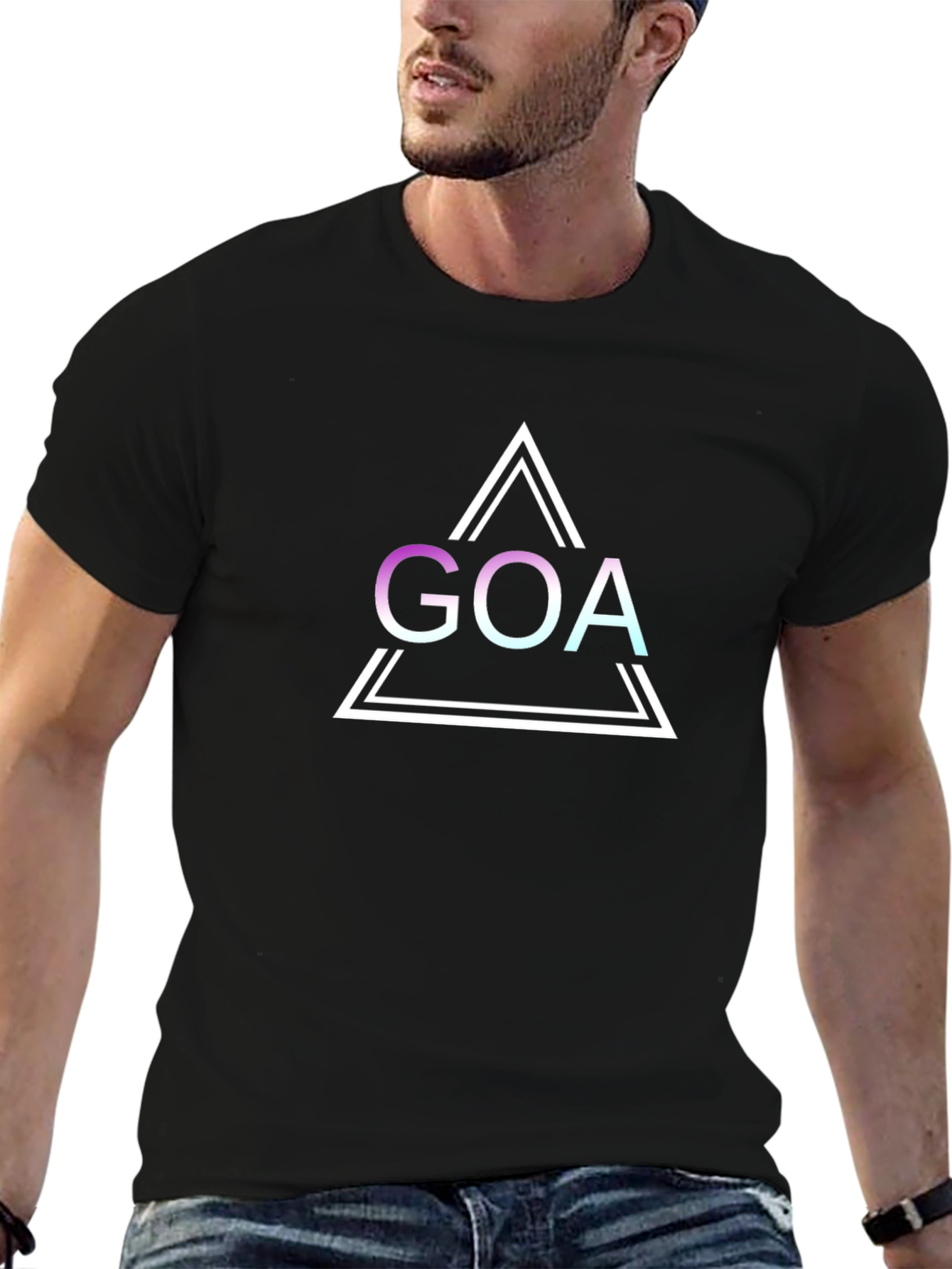 Goa Graphic Tee - Cool Triangle Design