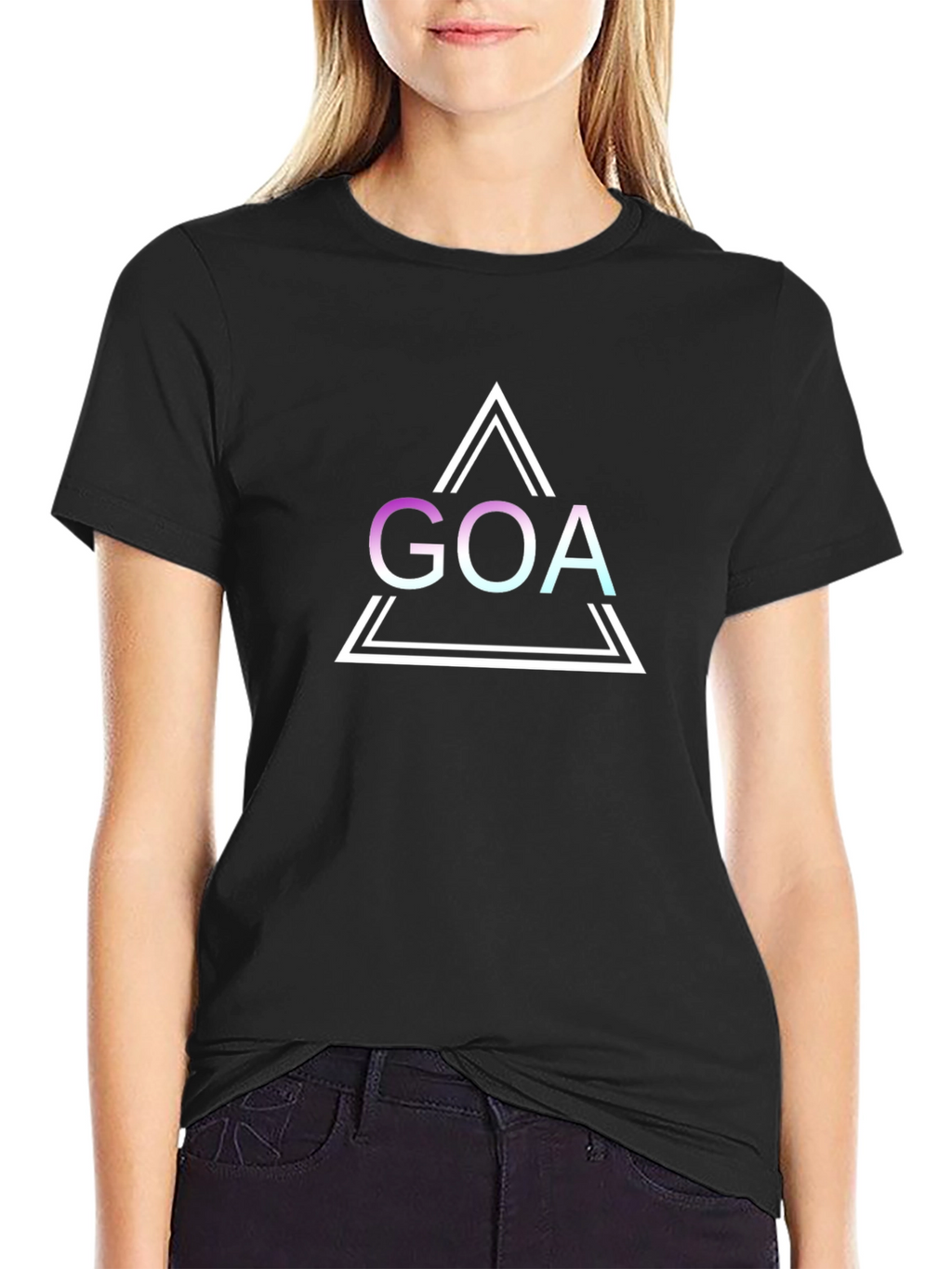Goa Graphic Tee - Cool Triangle Design