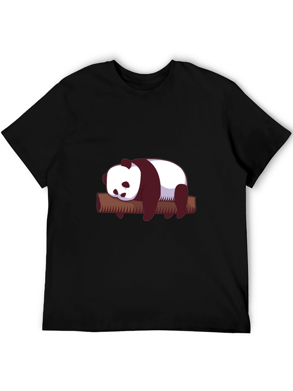 Cute Panda on Branch Graphic T-Shirt