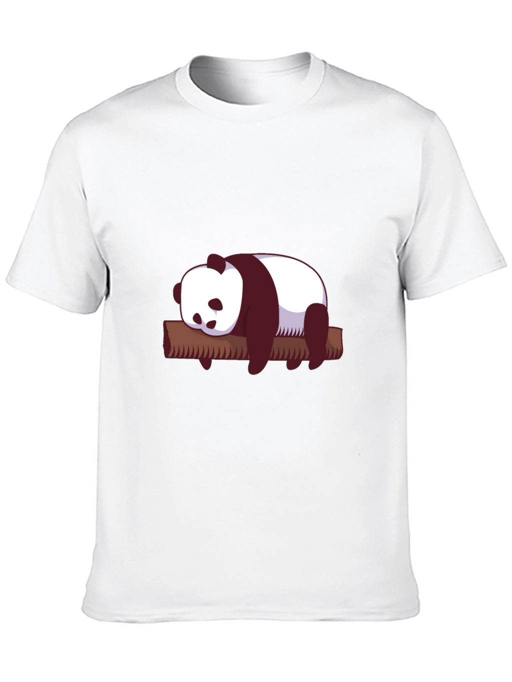 Cute Panda on Branch Graphic T-Shirt