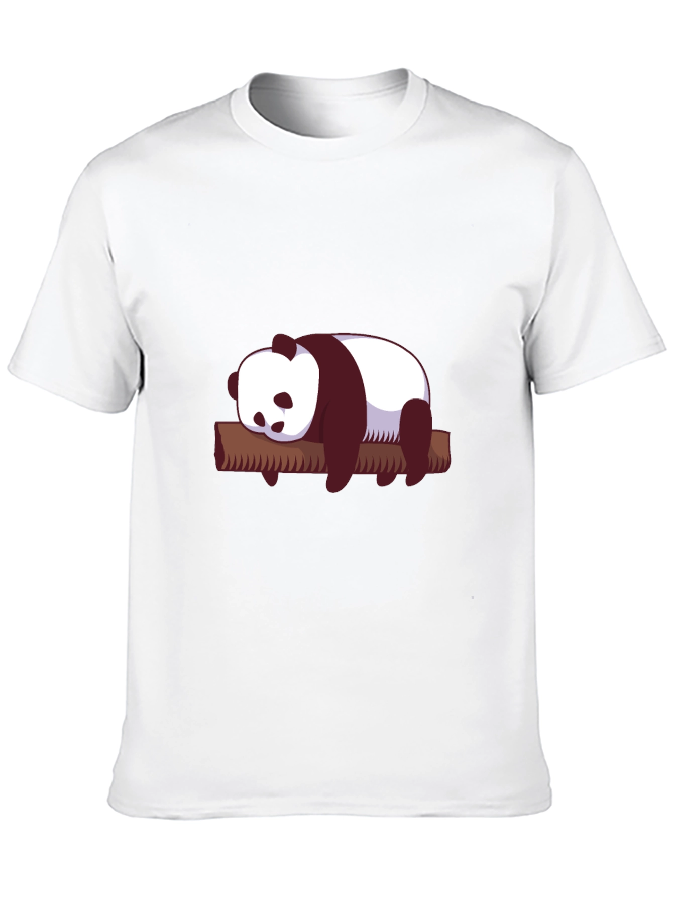 Cute Panda on Branch Graphic T-Shirt
