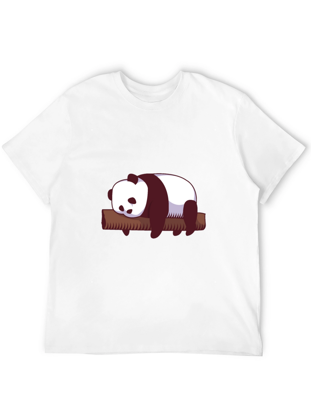 Cute Panda on Branch Graphic T-Shirt