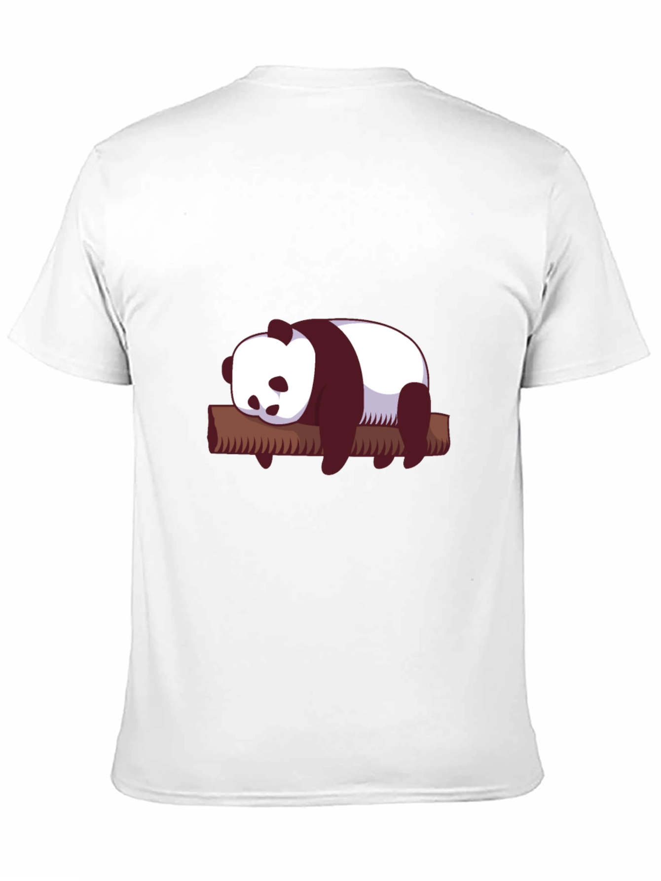 Cute Panda on Branch Graphic T-Shirt