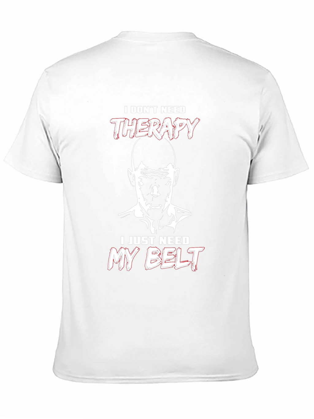 Therapy Belt Black T-Shirt - Martial Arts Motivation