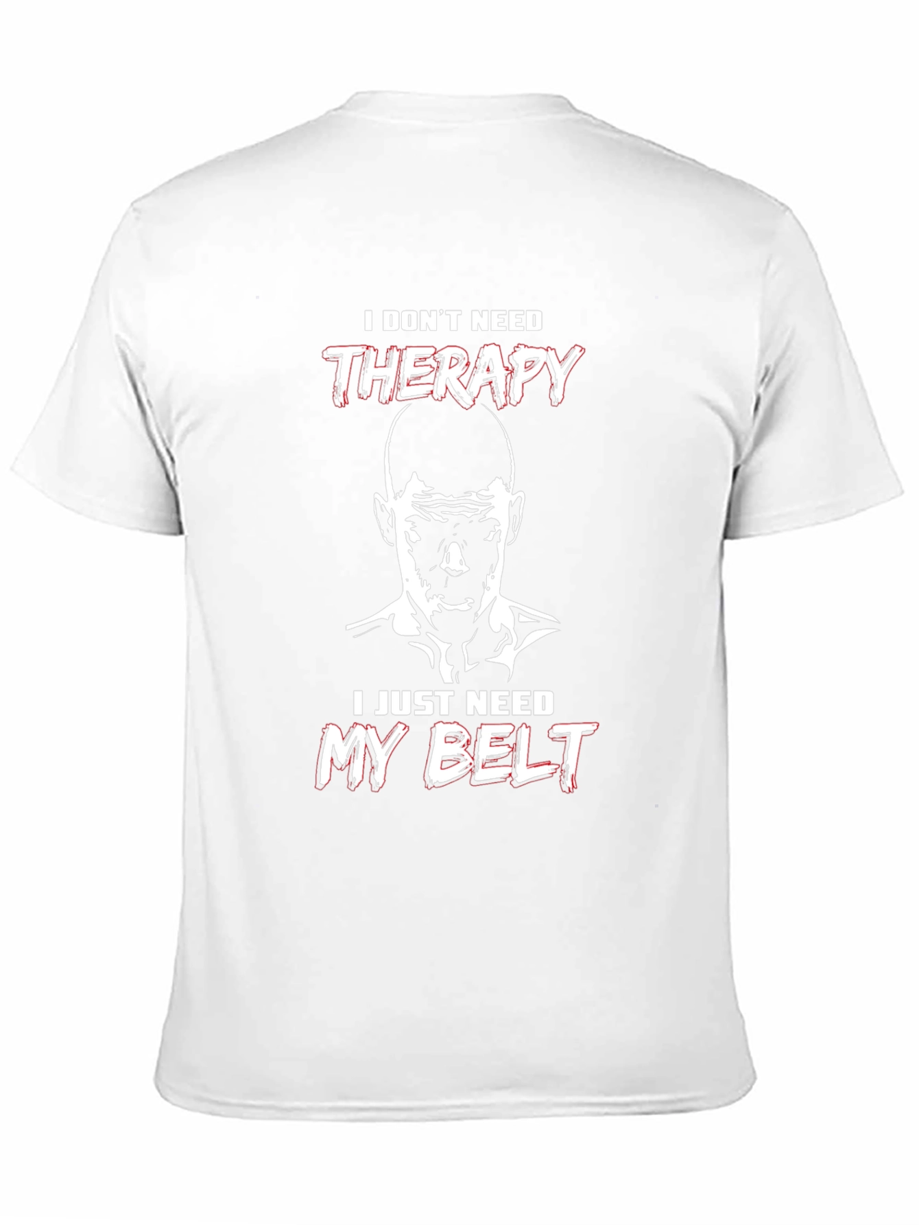 Therapy Belt Black T-Shirt - Martial Arts Motivation