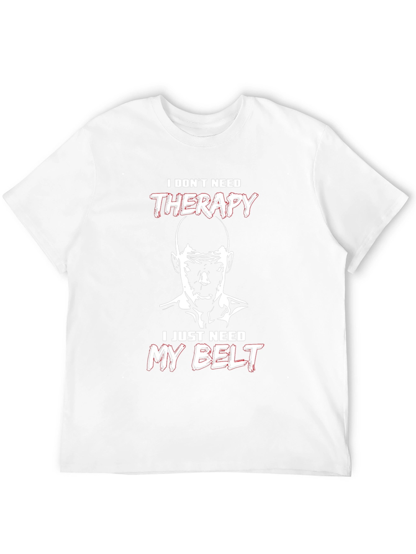 Therapy Belt Black T-Shirt - Martial Arts Motivation