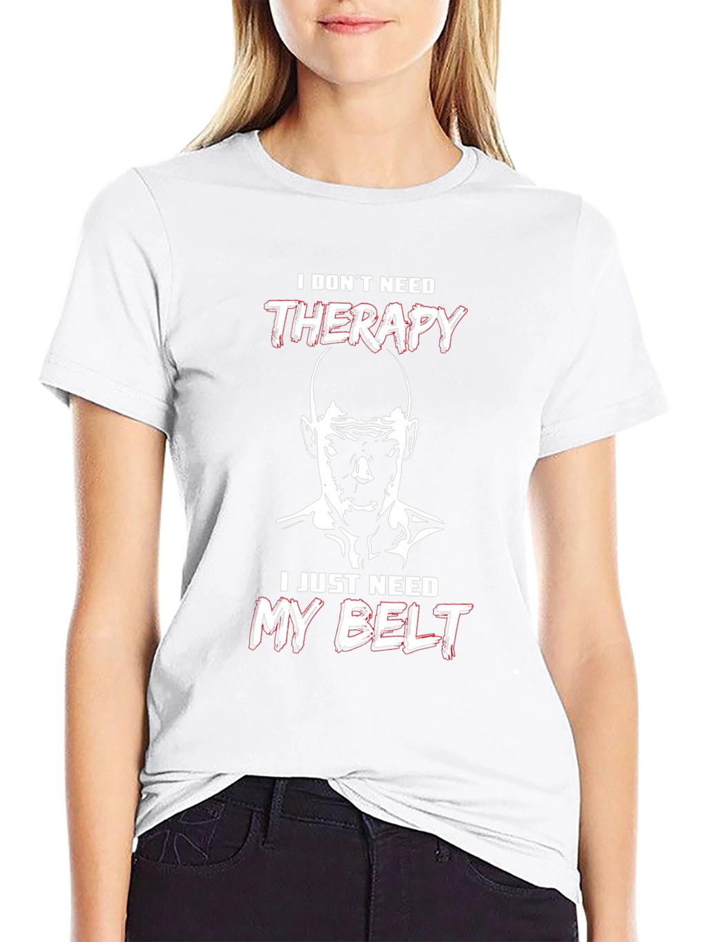 Therapy Belt Black T-Shirt - Martial Arts Motivation