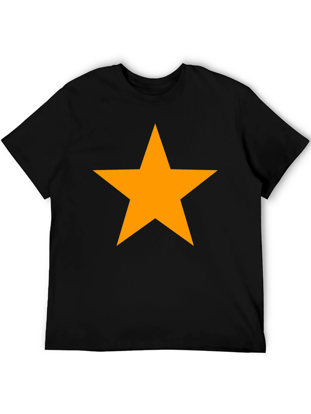 Bold Star Graphic Tee - Classic Black