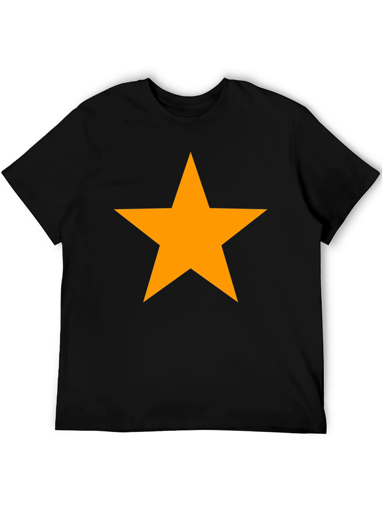 Bold Star Graphic Tee - Classic Black