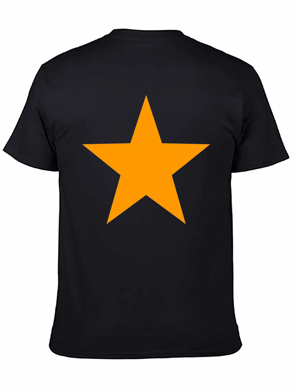 Bold Star Graphic Tee - Classic Black