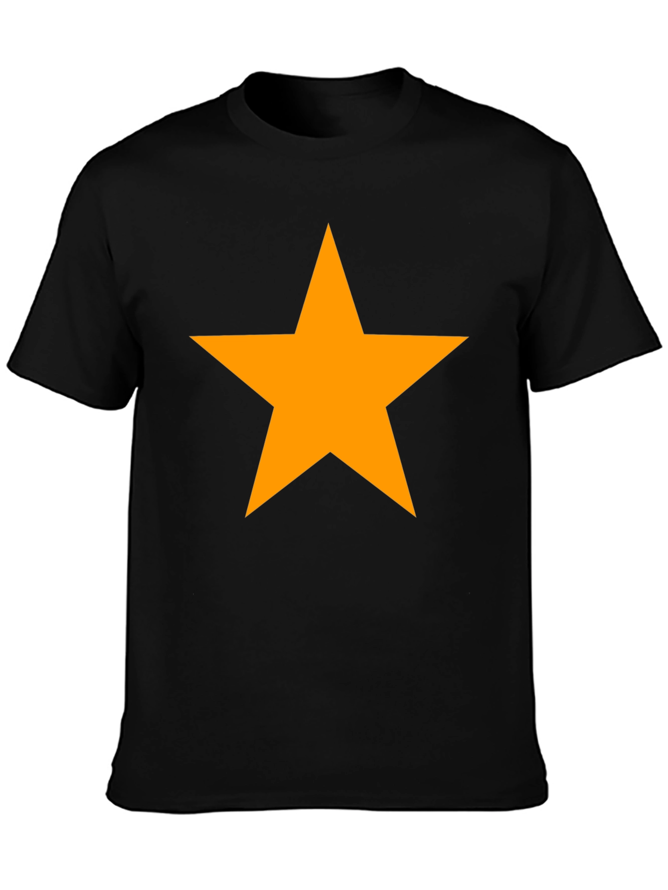 Bold Star Graphic Tee - Classic Black