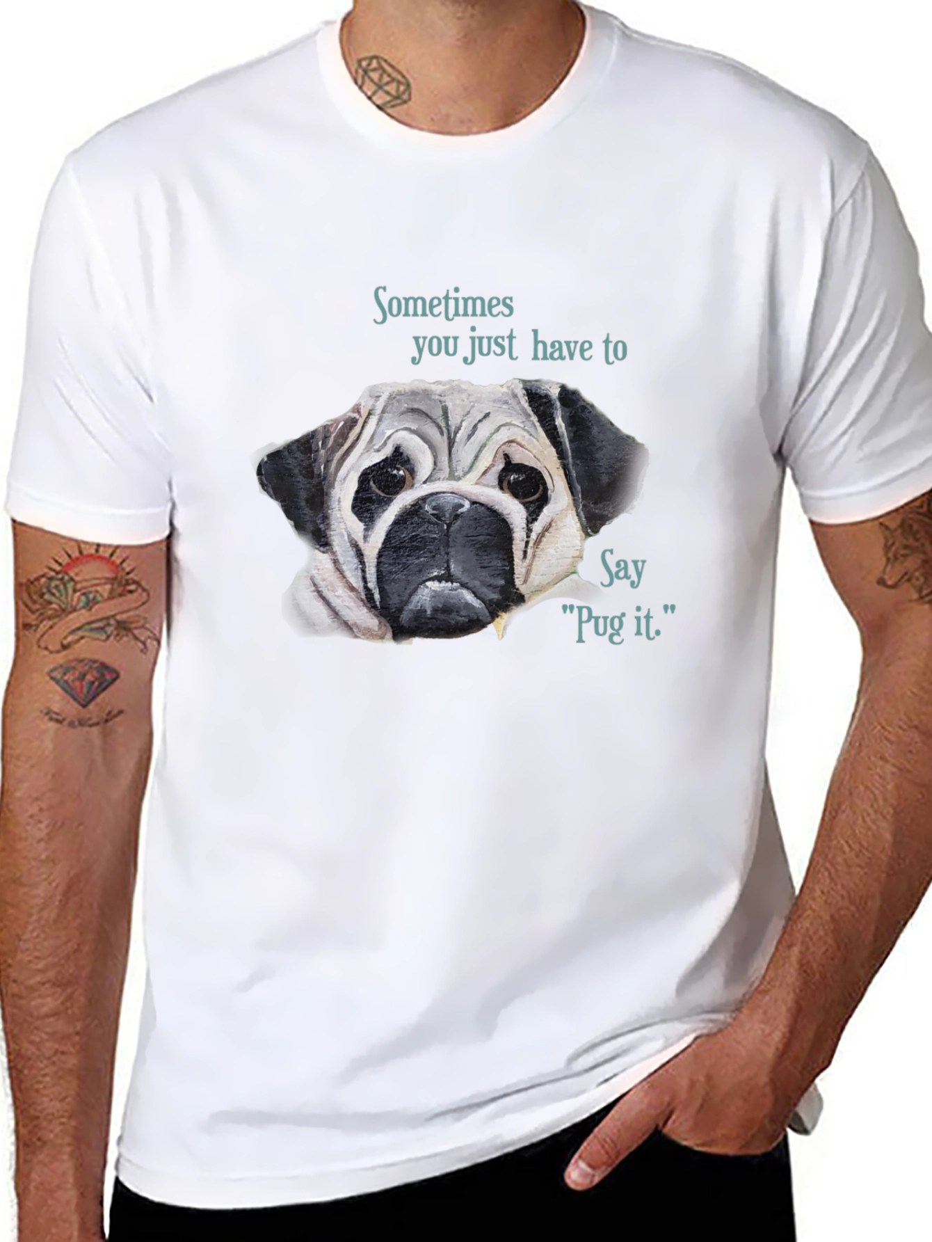 Pug It T-Shirt - Funny Dog Lover Tee